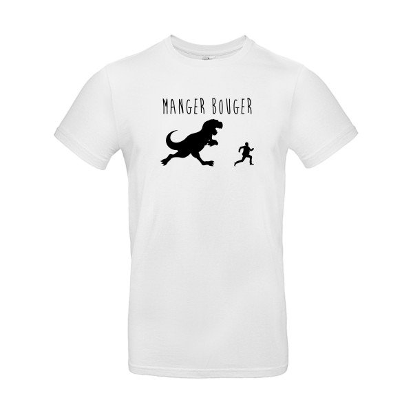 MANGER BOUGER - modèle B&C - E190 - Thème t shirt humour Homme -