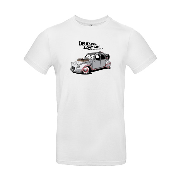 DEUCHLOREAN - T-shirt thème automobile - vêtement original pour  Homme -
