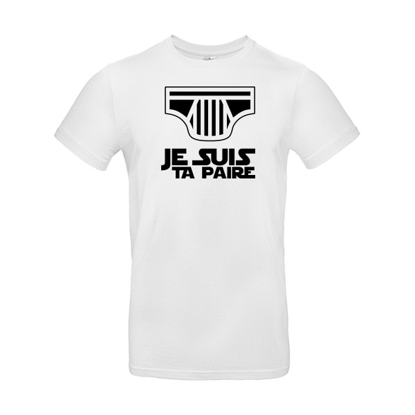 SLIP WARS - T-shirt original Homme  -B&C - E190 - Thème humour potache -