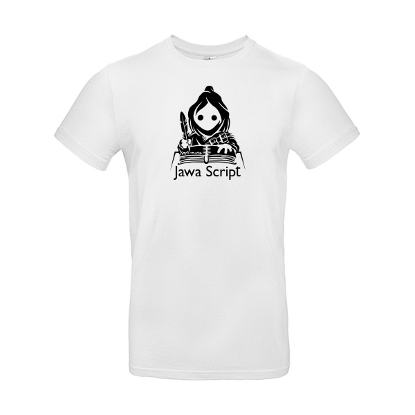 Jawa script-T-shirt Geek - B&C - E190- Thème humour Geek - 