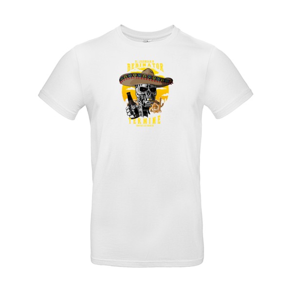 bibinator - T-shirt alcool Homme - modèle B&C - E190 -thème parodie alcool -