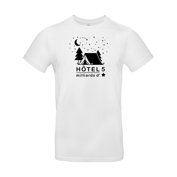 Le vrai luxe - T-shirt Homme imprimé- B&C - E190 - thème montagne et imprimé -