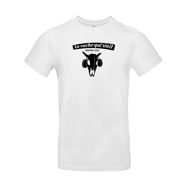 vache qui riait - B&C - E190 Homme - T-shirt rigolo - thème alcool humour -