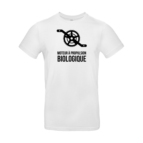 Cyclisme & écologie - B&C - E190 Homme - T-shirt humour velo - thème cyclisme et ecologie -