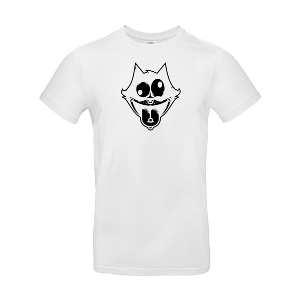 Freak the cat ! - T-shirt - modèle B&C - E190 -thème bd et dessins animés -