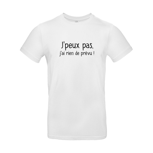 Je-peux-pas -T-shirt à texte - Homme -B&C - E190 -thème  Geek - 