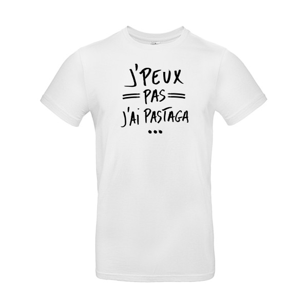 J'peux pas j'ai pastaga - T-shirt pastis Homme - modèle B&C - E190 -thème humour et alcool -