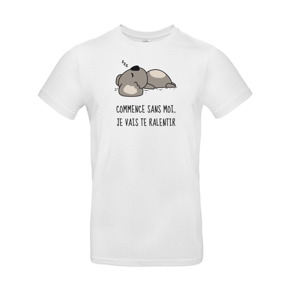 Dormir - T-shirt - modèle B&C - E190 -thème sieste et farniente -