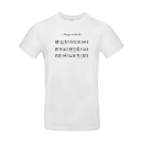 Musique de chambre - T-shirt coquin pour Homme -modèle B&C - E190 - thème humour potache -