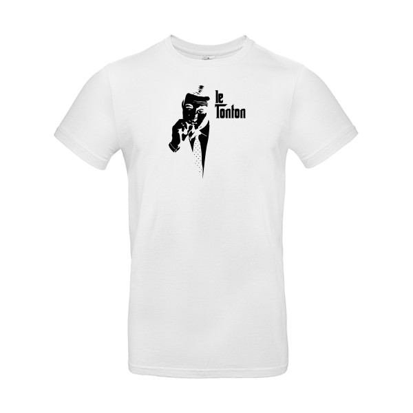 Le Tonton- t-shirt thème cinema- modèle B&C - E190 - Lino ventura -
