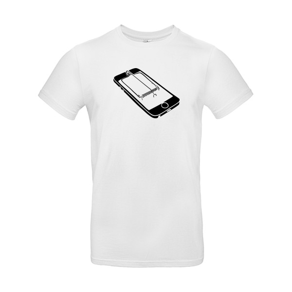 Piège - T-shirt amusant pour Homme -modèle B&C - E190 - thème Geek et gamer -