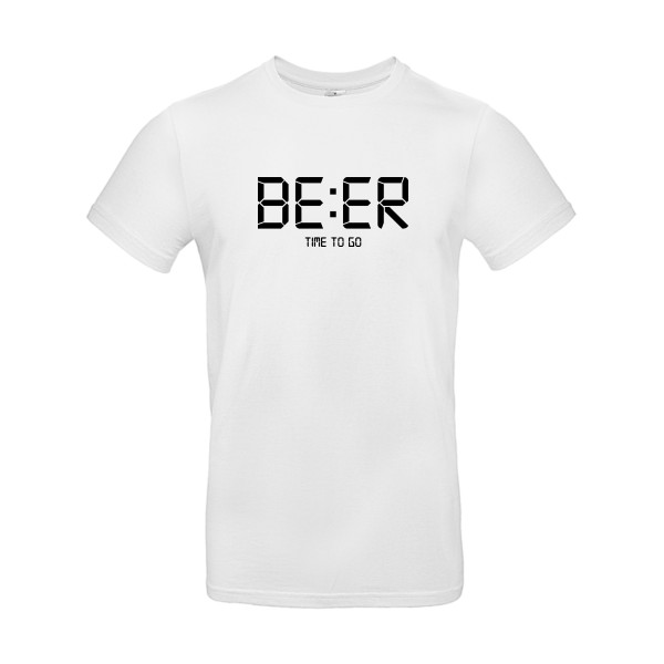 TIME TO GO T shirt biere -B&C - E190