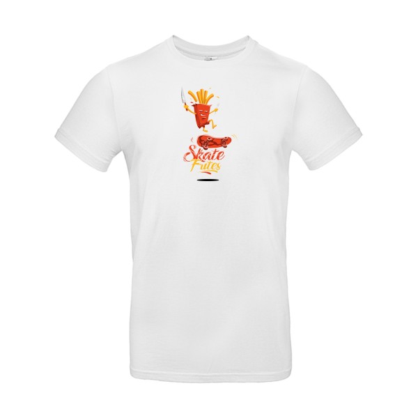 SKATE -T-shirt geek  -B&C - E190 -thème  humour  - 