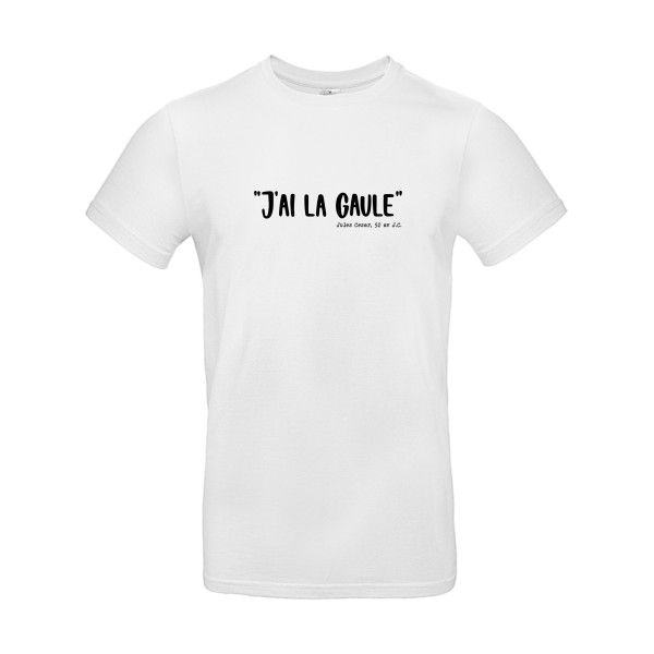 La Gaule! - modèle B&C - E190 - T shirt humoristique - thème humour potache -