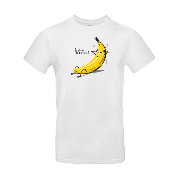 Je garde la banane ! - T-shirt drôle et cool Homme  -B&C - E190 - Thème original et drôle -