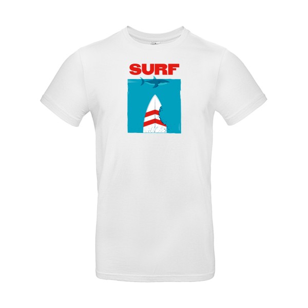 SURF -T-shirt sympa  Homme -B&C - E190 -thème  surf -