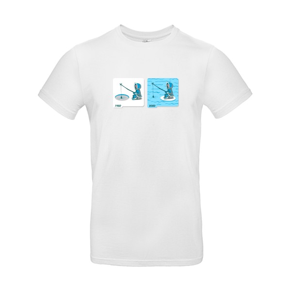 T shirt Homme humour -Fishing in Arctic - B&C - E190