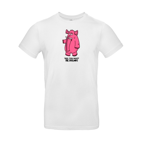 T-shirt original  Homme - Pink elephant -