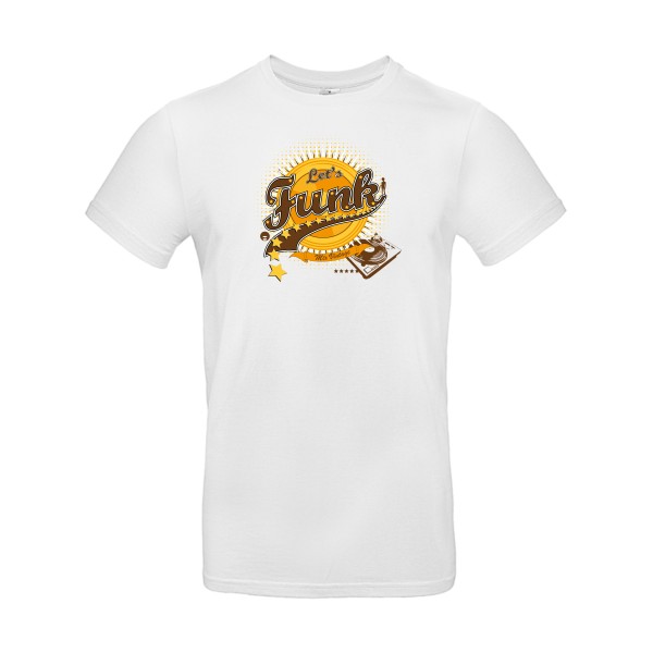 Let's funk - T-shirt vintage  - modèle B&C - E190 -thème rétro et funky -