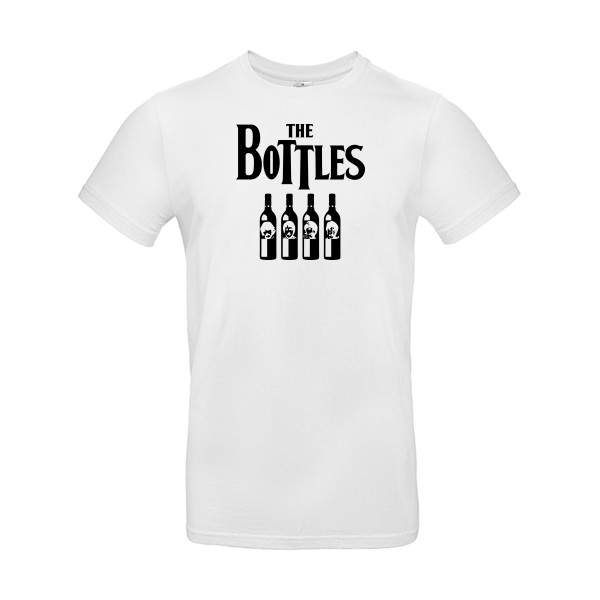 The Bottles - T-shirt parodie  pour Homme - modèle B&C - E190 - thème parodie et musique vintage -