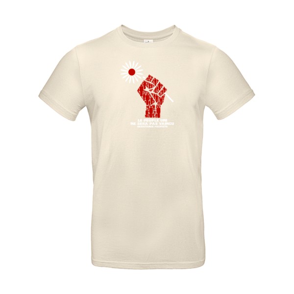 Resistance Pacifiste - T-shirt original Homme  -B&C - E190 - Thème peace and love -