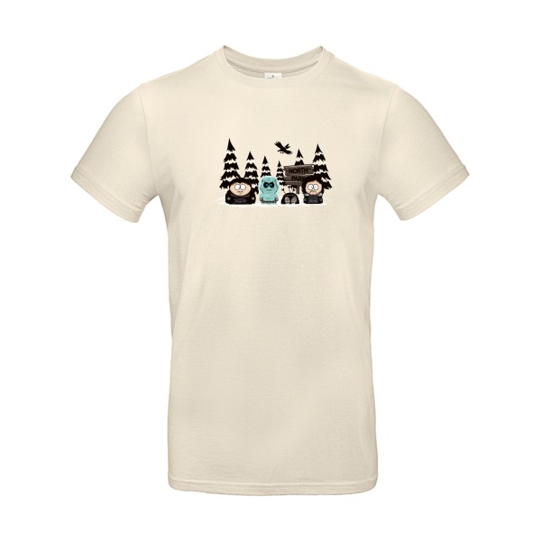 North Park - T-shirt montagne Homme - modèle B&C - E190 -thème humour  montagne-