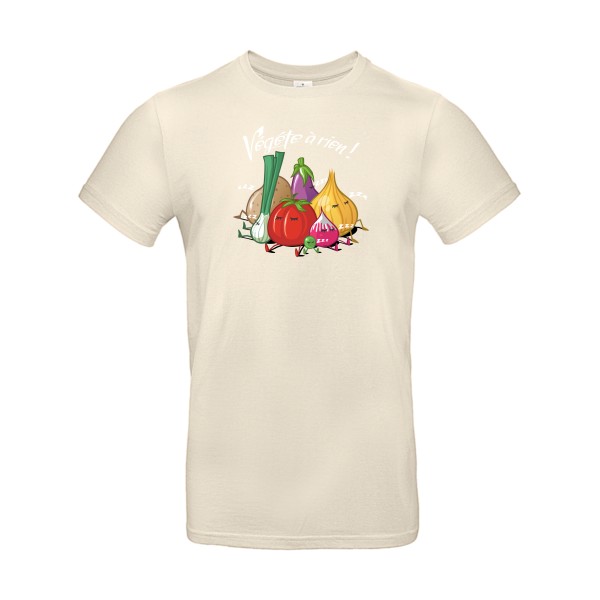 Vegete à rien ! - Tee shirt ecolo -Homme -B&C - E190