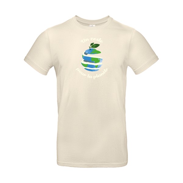 Un p'tit zeste... -T-shirt ecolo original - Homme -B&C - E190 -thème  ecologie - 