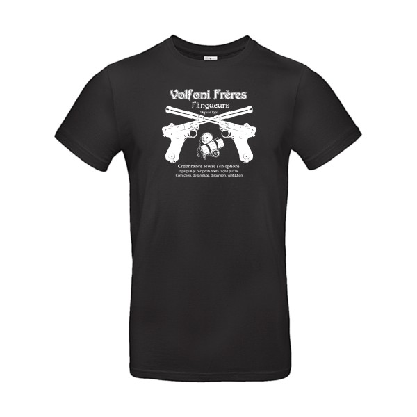 Volfoni Frère -T-shirt  Homme  vintage -B&C - E190 -thème  rétro et vintage - 