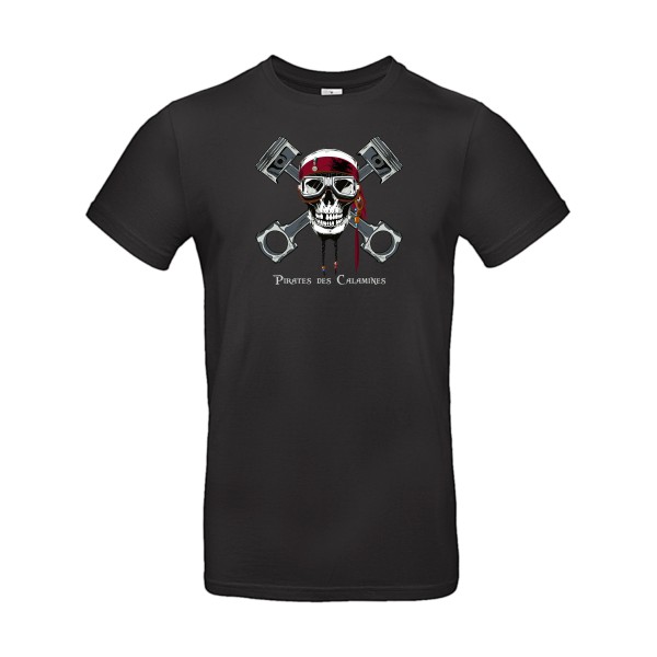 Pirates des Calamines - T-shirt original Homme  -B&C - E190 - Thème parodie cinema -