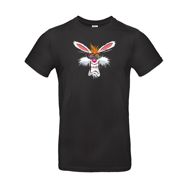 Rabbit  - Tee shirt humoristique Homme - modèle B&C - E190 - thème graphique -