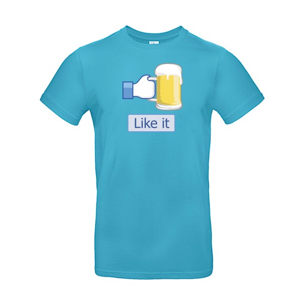 I like beer - T shirt humour alcool -