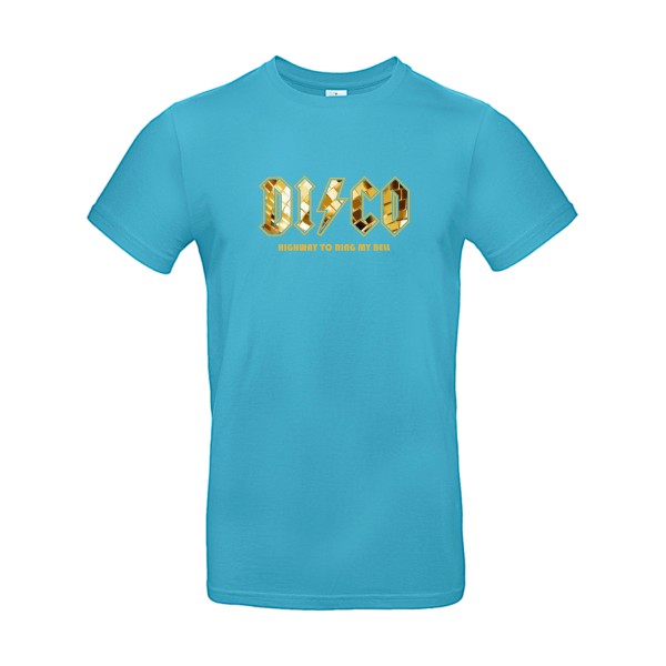 T shirt DISCO -Cadeau sympa-B&C - E190