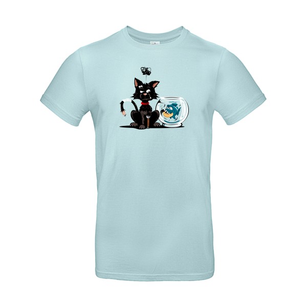 Piranha- T shirt chat et poisson - B&C - E190