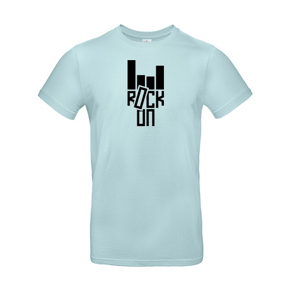 Rock On ! -Tee shirt rock Homme-B&C - E190