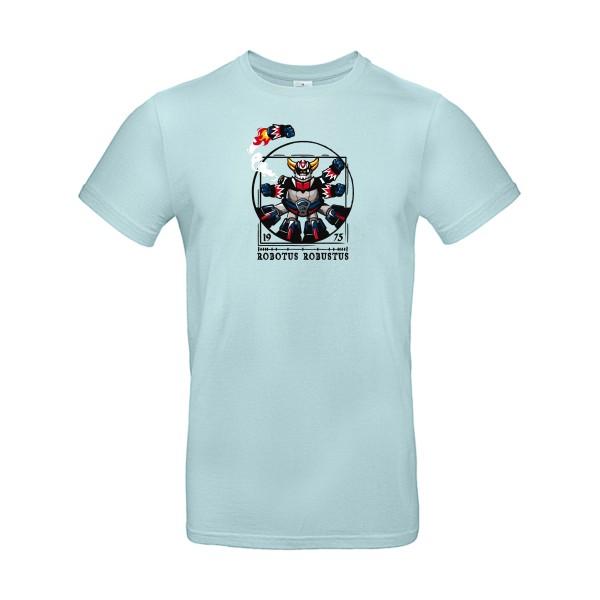 Robotus Robustus - T shirt goldorak parodie-B&C - E190
