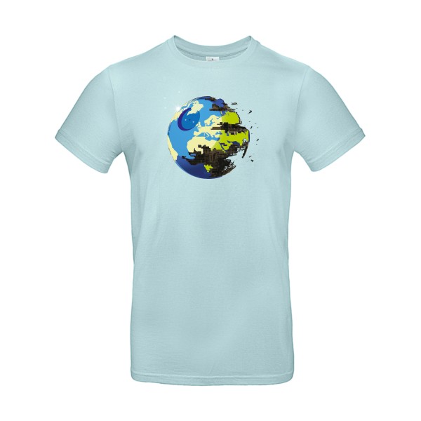 EARTH DEATH - tee shirt original Homme -B&C - E190