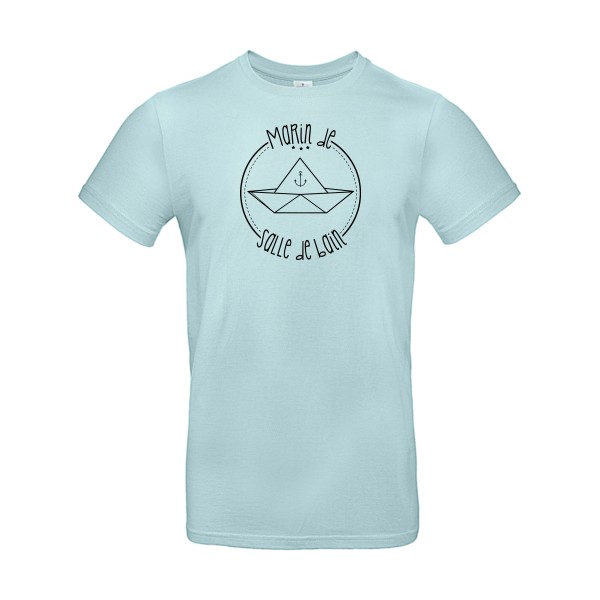 T-shirt original Homme  - Marin de salle de bain - 