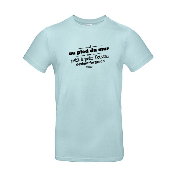 -Proverbe à la con- T shirt avec texte - B&C - E190