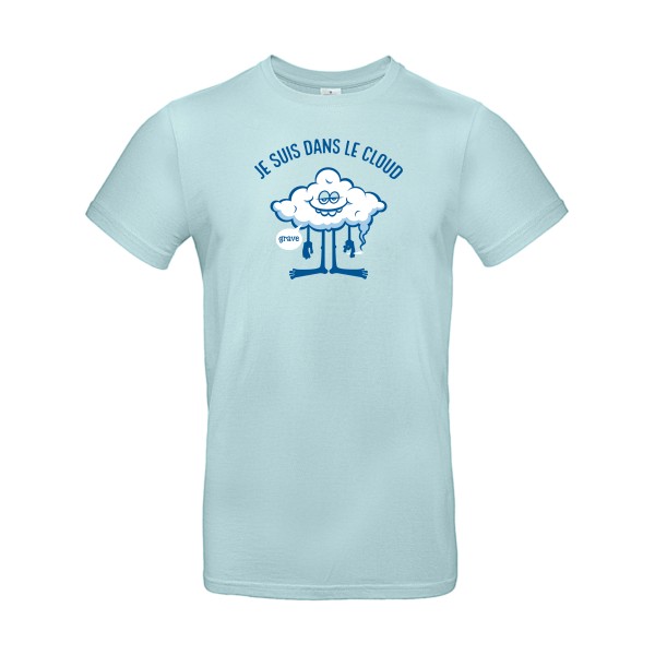 Cloud -T shirt Geek humour -B&C - E190
