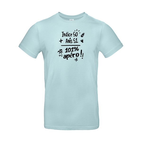 T-shirt - B&C - E190 - 101 pourcent apéro !!