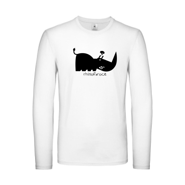 T-shirt manches longues léger rigolo Homme  - Rhino - 