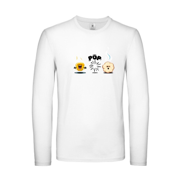 King of the POP -T shirt humoristique -B&C - E150 LSL