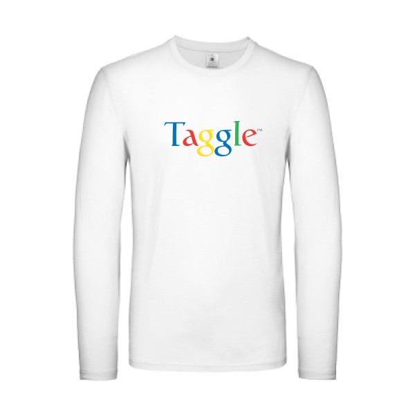 Taggle - T-shirt manches longues léger parodie - Thème t shirt humoristique- B&C - E150 LSL -