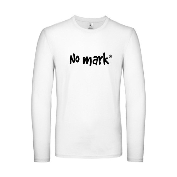 No mark® - T-shirt manches longues léger humoristique -Homme -B&C - E150 LSL -