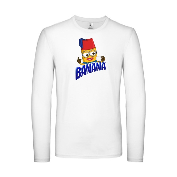 T-shirt manches longues léger Homme vintage - Banana - 