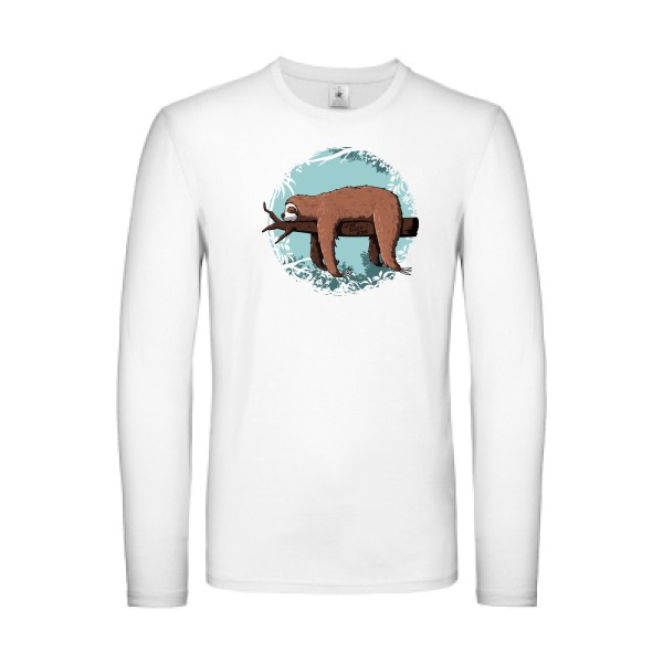 Home sleep home - T- shirt animaux- B&C - E150 LSL