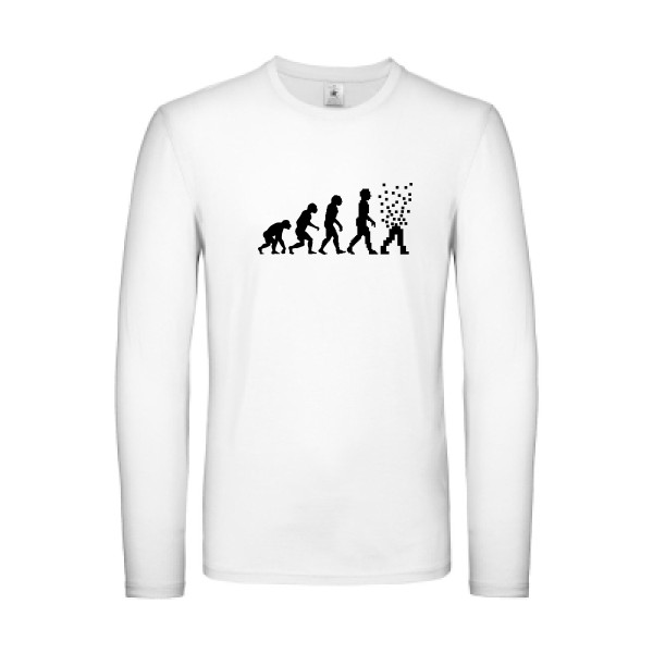 Evolution numerique Tee shirt geek-B&C - E150 LSL