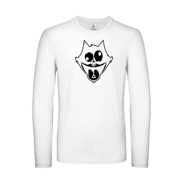 Freak the cat ! - T-shirt manches longues léger - modèle B&C - E150 LSL -thème bd et dessins animés -