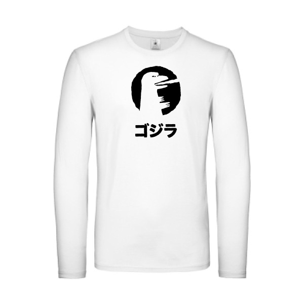 T-shirt manches longues léger Vintage Godzilla -B&C - E150 LSL
